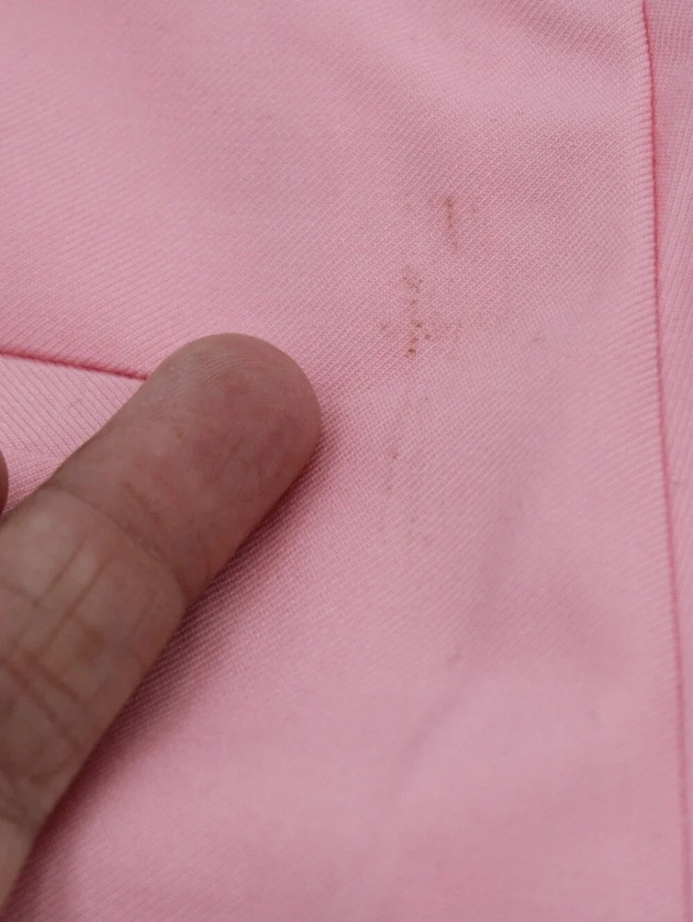 MOGU Pink Double Breasted 2-Piece Suit 30/29 Custom Cross Patches Prom Wedding